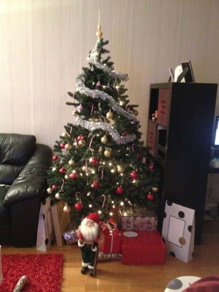 Vår fina julgran :)
