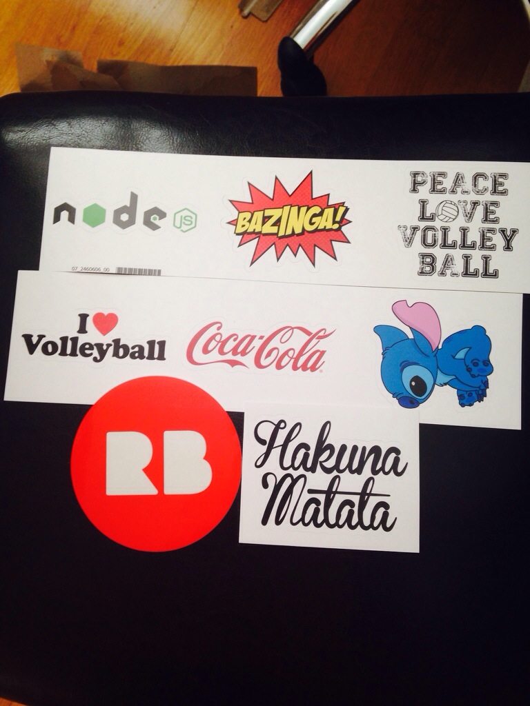 Mina Redbubble klistermärken