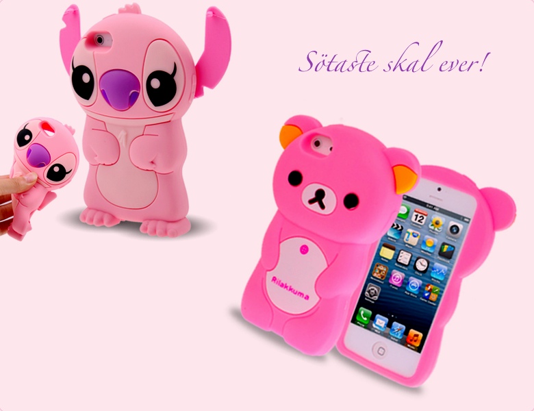 Stitch och Rilakkuma iphone skal